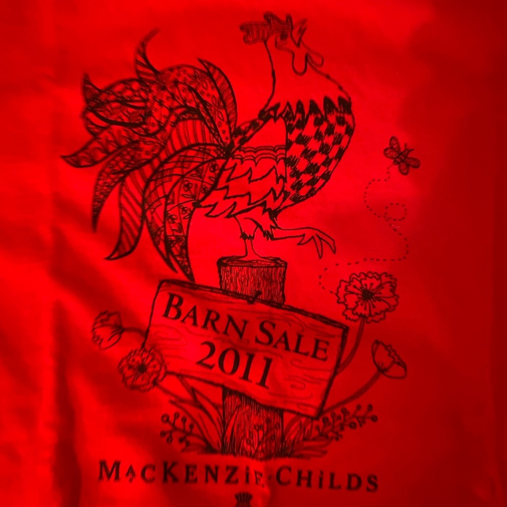 ❤️Mackenzie Childs 2011 Barn sale tshirt